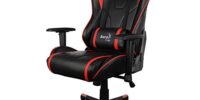 Chaise de jeu professionnelle Aerocool AC220BR couleur noire rouge